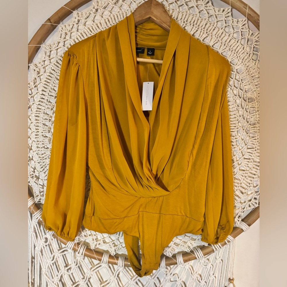 NYC Mustard Blouse
